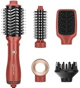 IG INGLAM Blow Dryer Brush Set, 5-in-1 Multi-Styler for Drying, Salon Blowouts, Smooth Curls, Sle...