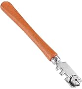 Glass Cutter, Professional Six Wheel Glass Cutter Craft Cutting Kit Tool with Handle Nice Process...