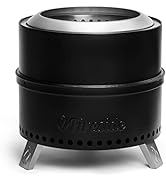 TURBRO 19 Inch Smokeless Fire Pit for Outdoor Wood Burning, Portable 304 Stainless Steel Camping ...