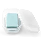 Quatish Soap Bar Holder 1 Pack, Travel Soap Container with Lid, Portable Soap Holder, Leakproof S...