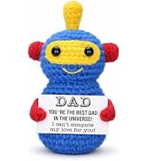Viaosanza Easter Handmade Crochet Robot – Mini Desktop Decoration, Easter Basket Stuffer & Love Y...