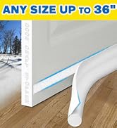 door draft stoppers for bottom doors