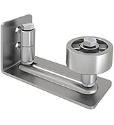 JUBEST Sliding Door Hardware Stainless Steel Barn Door Floor Guide Flush Mount Stay Roller Wall M...