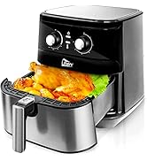 Air Fryer 5.8Qt/5.5L - Uten Electric Airfryer with Temperature Control, Timer, Non-Stick Fry Bask...