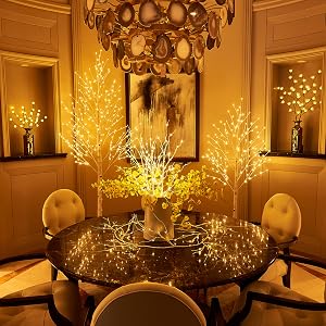 LITBLOOM Birch Tree with Lights
