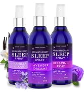 Pillow Sleep Spray Mist for Deep Sleep | Help Stress & Anxiety Relief Aid | (Pack of 3) Calming L...