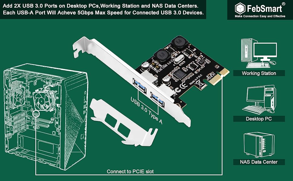 pcie usb 3.0 card pcie usb card pci express USB 3.1 card pcie usb 3.1 card usb card