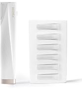 BEOVEA Sonic Dermaplaning Tool for Face – Rechargeable Peach Fuzz Remover with LED Light, 3-Speed...