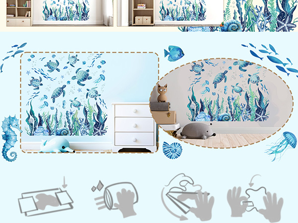 sea turtle wall stickers
