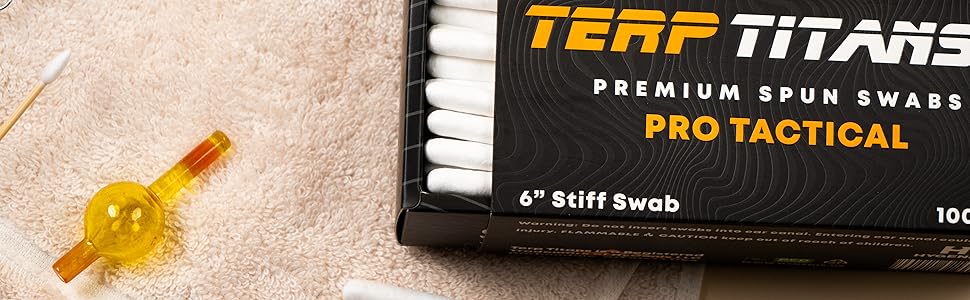 Pro Tactical Terp Titans Cotton Swabs For Cleaning