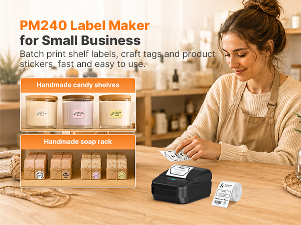 label maker machine with tape label printer thermal printer sticker printer thermal label printer