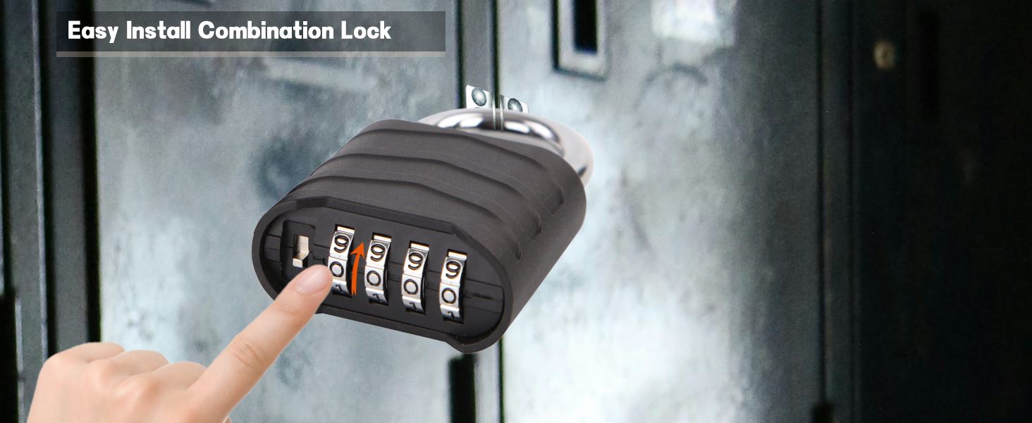 heavy duty lock school & gym combination lock bike lock with code