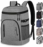 Capolo Cooler Backpack 30 Cans, Insulated Backpack Cooler Leak Proof Large Capacity Thermal Bag B...