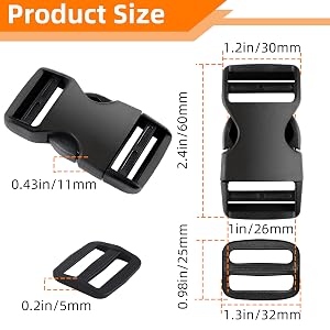 plastic buckle clips