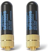 2 Pcs SRH805S Universal Walkie Talkie Short Antenna VHF/UHF 144/430 MHz Compatiable with Kenwood ...