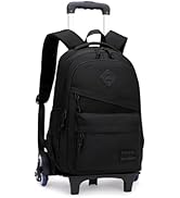 Armbq Rolling Backpack for Boys Girls School BookBag with Wheels Kids Luggage Trolley Back Pack o...