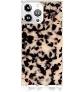 Flaunt Square Protective Case - Compatible with iPhone 15 Pro Max - Wireless Charging - Stylish D...