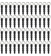 CREATCABIN 1 Box 100Pcs Earphone Plug Charm Cell Phone Jack Dust Plug Black Plastic Universal Dus...