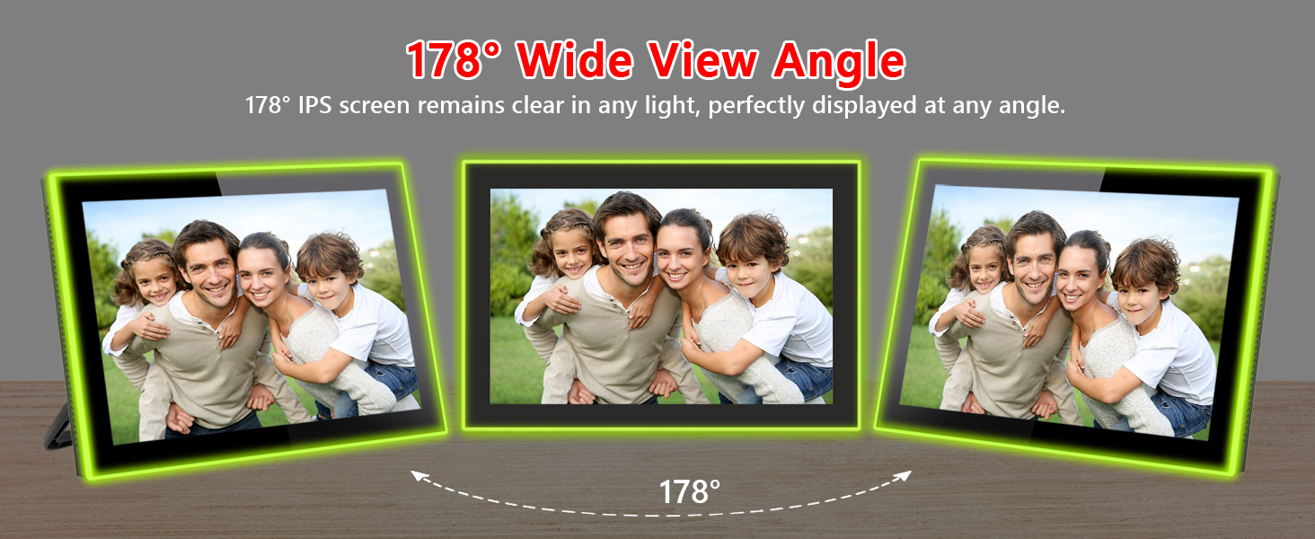 FRAMEO 10.1 Inch Smart WiFi Digital Photo Frame Digital Picture Frame