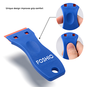 plastic razor blade scraper, plastic paint scraper, gasket remover, label remover, plastic razor,