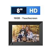 Arktronic Frameo 8 Inch Smart WiFi Digital Photo Frame with 1280x800 HD IPS Touchscreen, Frameo D...