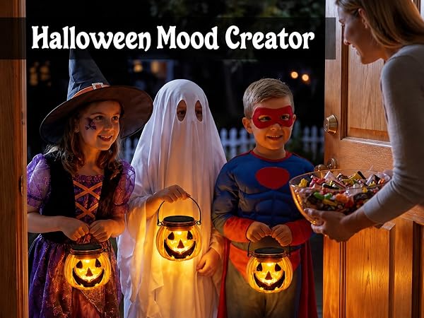spooky lighted halloween pumpkin