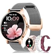 Smart Watch for Women, 1.27'' TFT Fitness Watch With Bluetooth Answer/Make Call,Heart Rate/SpO2/S...