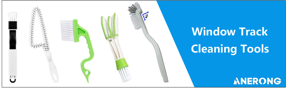 Window or Sliding Door Track Cleaning Brush