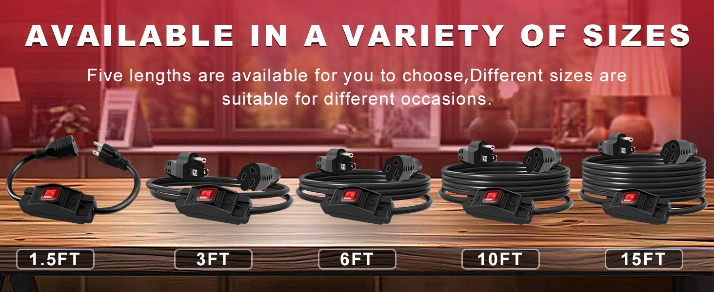 Extension Cord with Switch ON/OFF