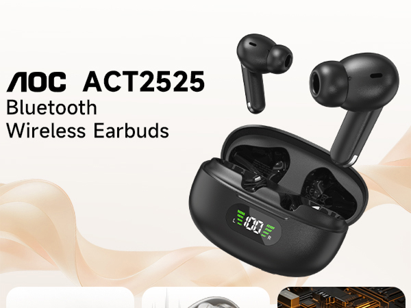 AOC ACT2525 Wireless Earbuds
