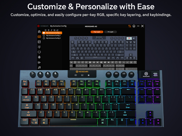 clicky keyboard wireless