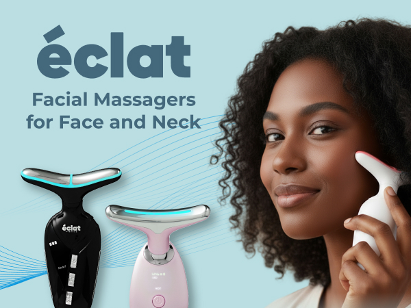 eclat gua sha scraping facial massager lymphatic drainage face neck body muscle red light therapy
