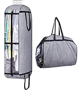MISSLO Hanging Garment Bags for Travel Suit Bags for Closet Storage 50" Moving Bags for Clothes D...
