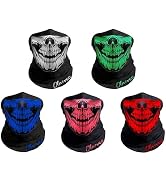 Olarveo Breathable Seamless Tube Skull Face Mask half Windproof Motorcycle Bicycle Face Mask