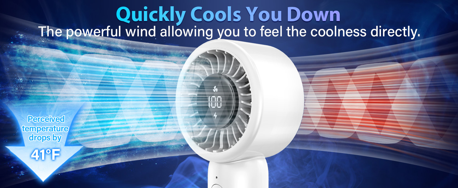 LED Handheld Fan