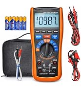 Insulation Resistance Tester 1000V Megohmmeter w/TRMS Multimeter 2 in 1, AIOMEST Megaohm Meter w/...