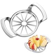 LIIGEMI Apple Cutter Slicer,12-Blade Large Apple Corer,Heavy Duty Stainless Steel Apple Cutter an...