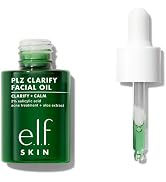 e.l.f. SKIN PLZ Clarify Facial Oil, Face Oil For Treating & Preventing Acne, Helps Calm Redness, ...