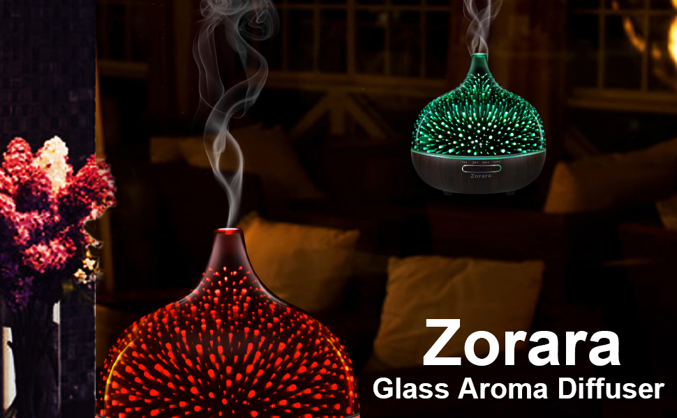 Glass aroma diffuser