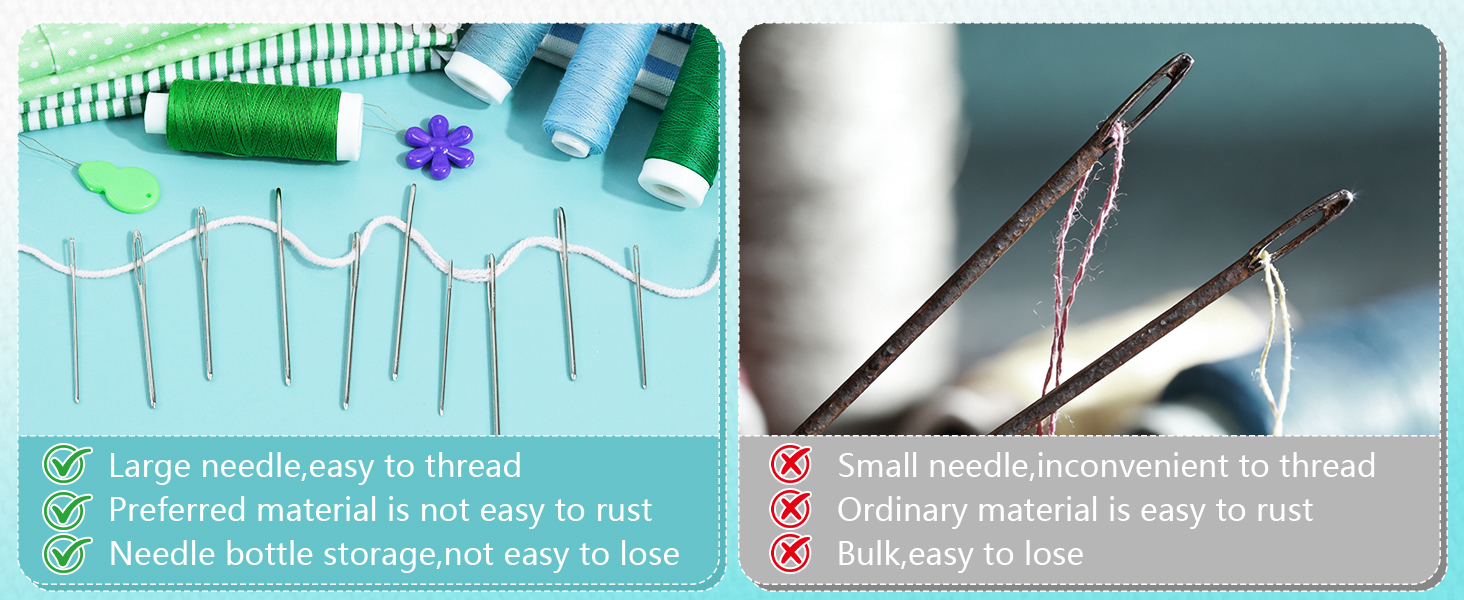 Large-Eye Blunt Needles