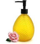 VKSG Glass Soap Dispenser for Kitchen, 500ML Hand Soap Dispensers Pump Bottles, Shower Liquid Soa...