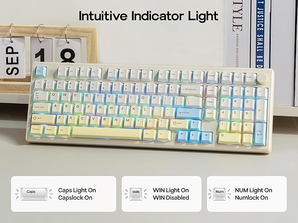 Galaxy100 Lite QMK/VIA Gaming Keyboard