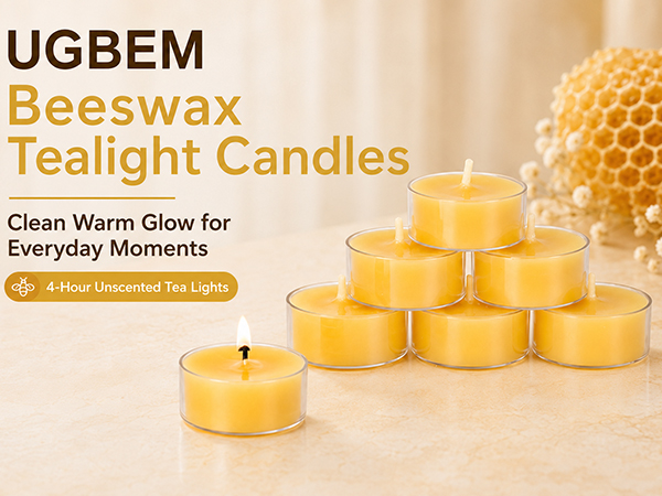beeswax tea lights, beeswax tealight candles, tea lights candles, tea candles, non toxic candles