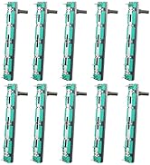 Taiss 10PCS 10K Double Linear Slide Potentiometer 75MM Volume Control Electronic Potentiometer B1...
