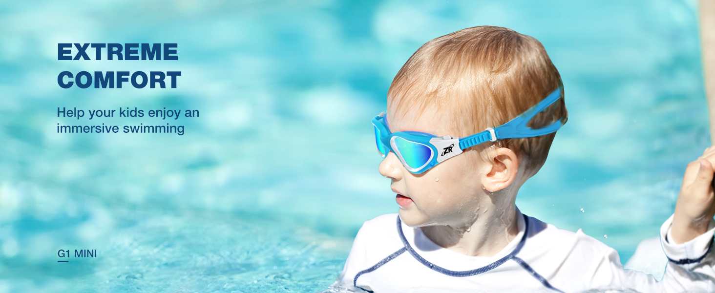 G1MINI polarized kids swim goggles