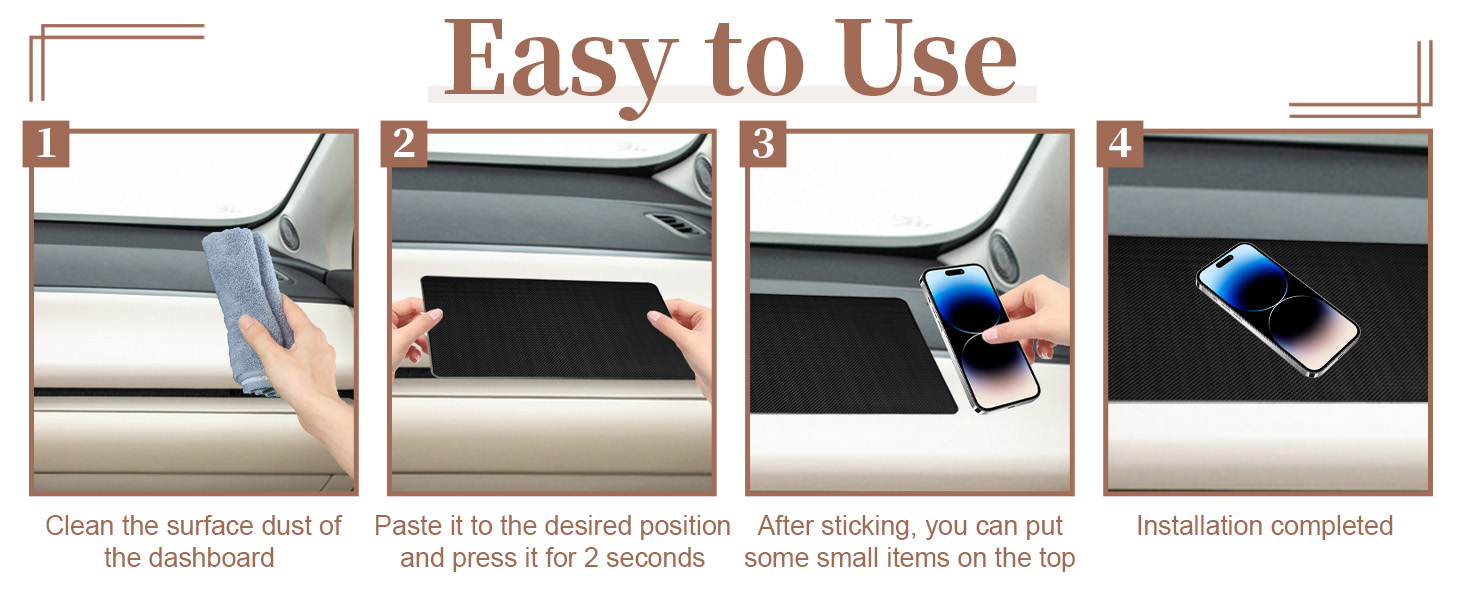 Sticky Pad for Car Dashboards