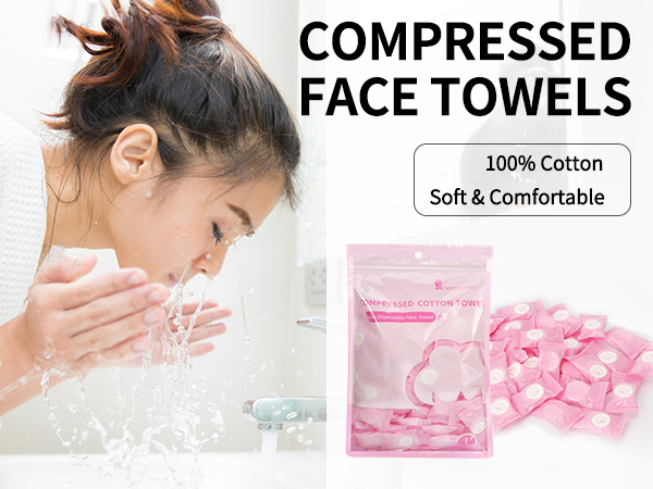 compressed face towel