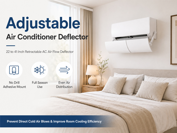 Adjustable Air Conditioner Deflector
