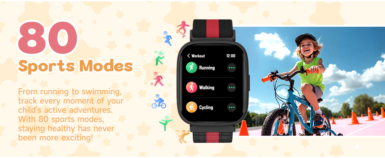 Smart Watch for kids Sport Modes
