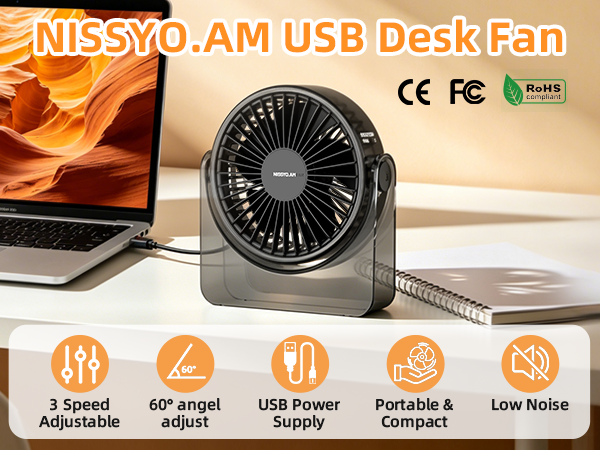 usb desk fan
